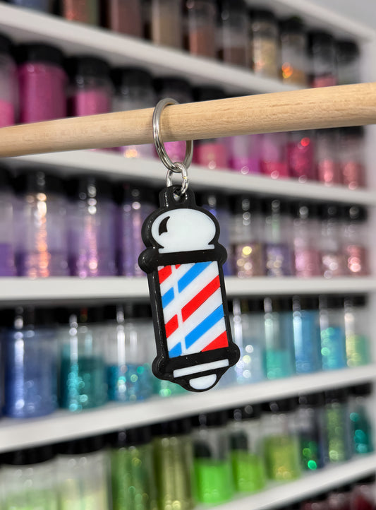 Barber Shop NFC Keychain
