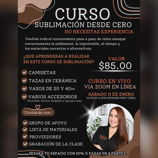 Curso de Sublimación desde Cero