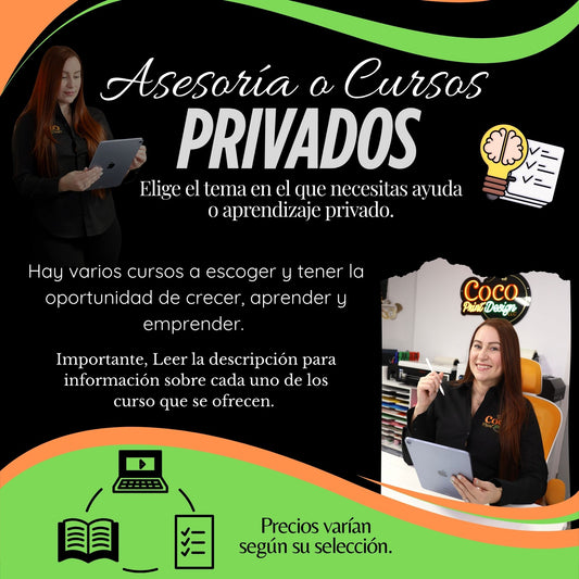 Cursos o Asesorías Privadas (VARIEDAD)