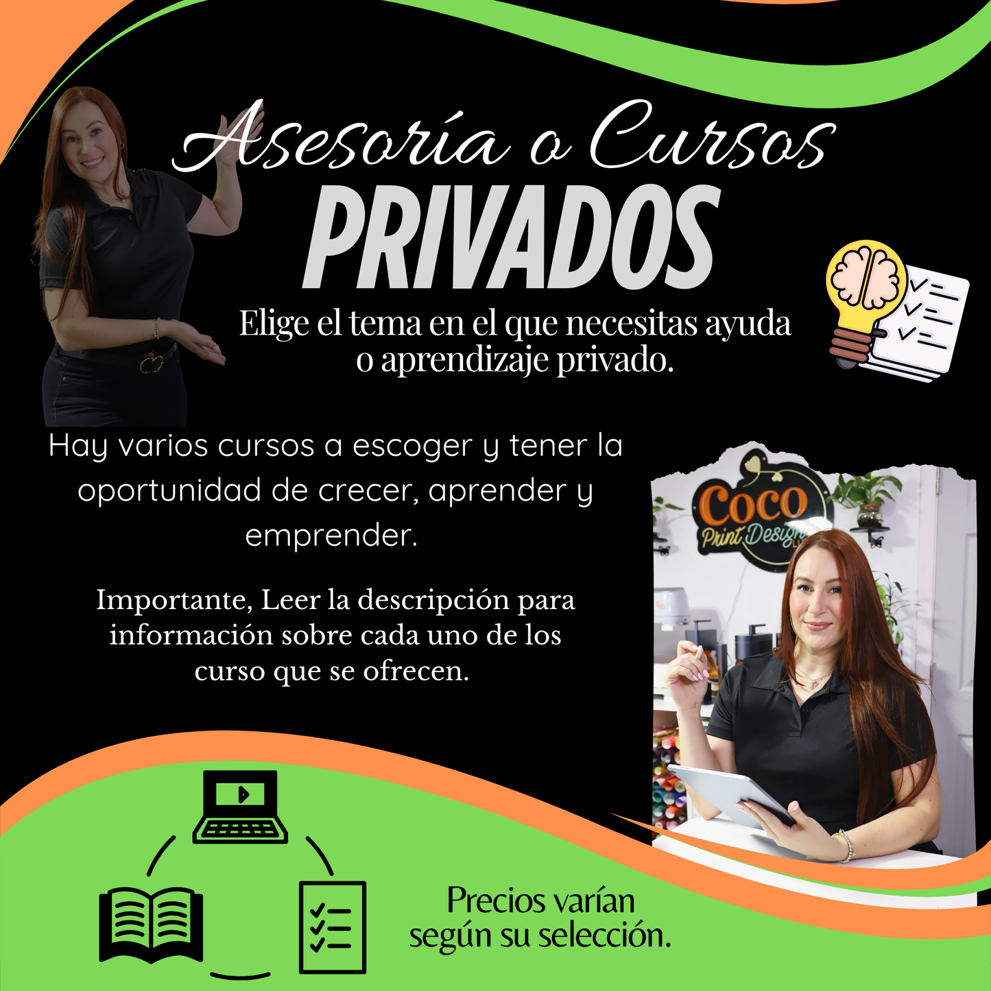 Cursos o Asesorías Privadas (VARIEDAD)