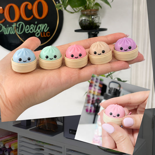 Dumpling Clicker Keychain